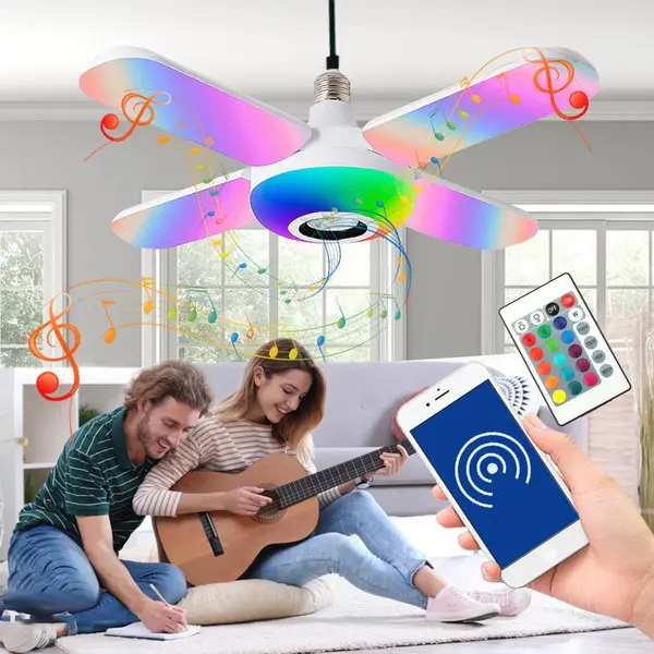 Deformation Music Lamp - LED Music Light Bluetooth Speaker